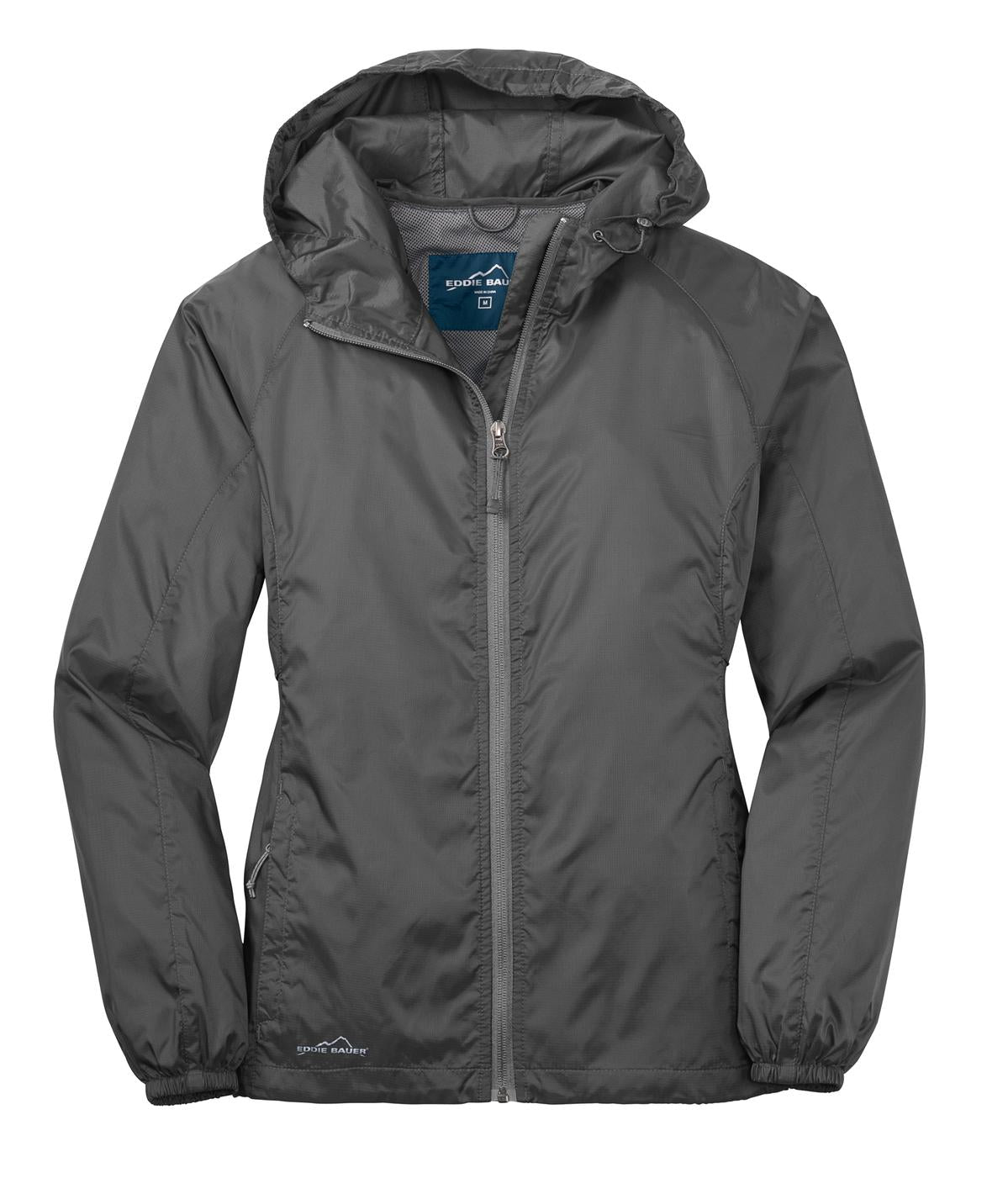 Eddie Bauer Women's Packable Wind Jacket - Grey Steel