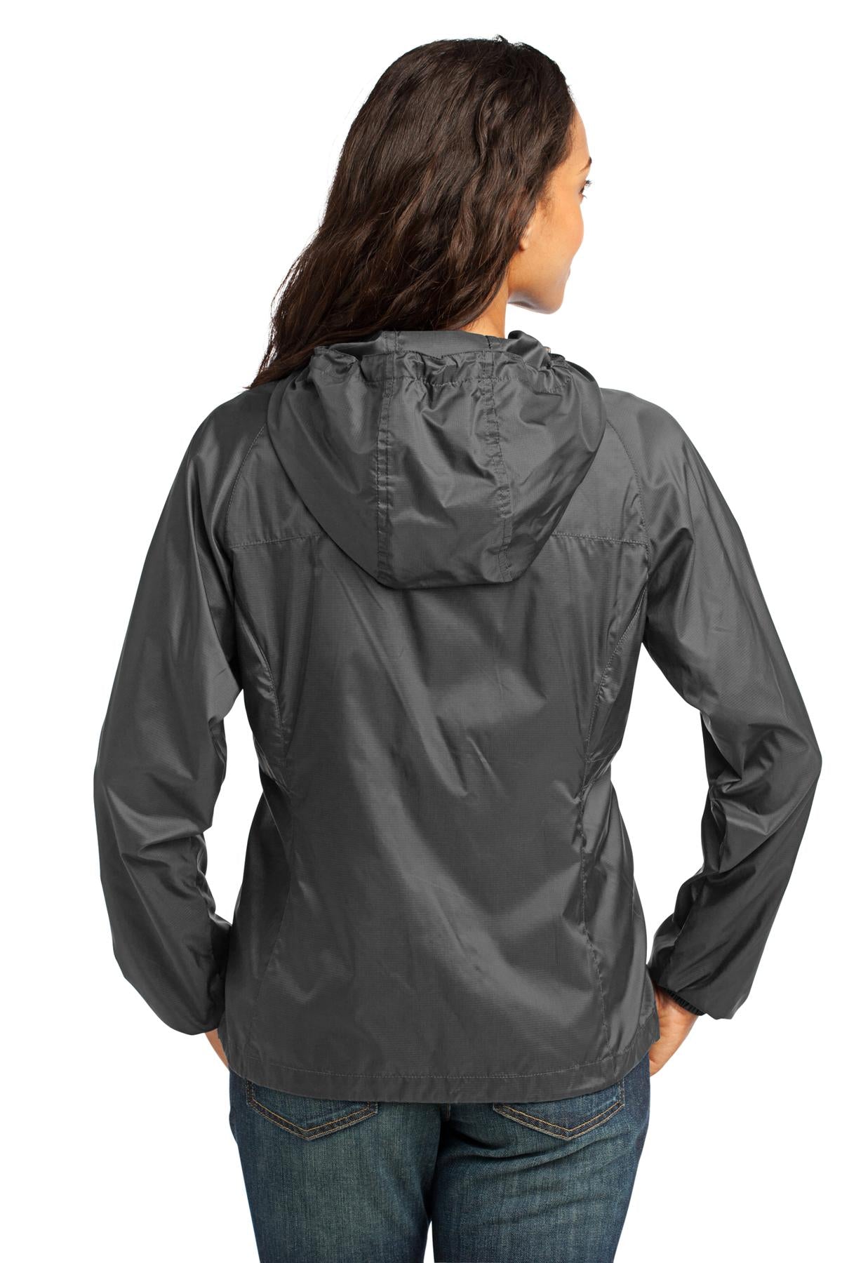 Eddie Bauer Women's Packable Wind Jacket - Grey Steel