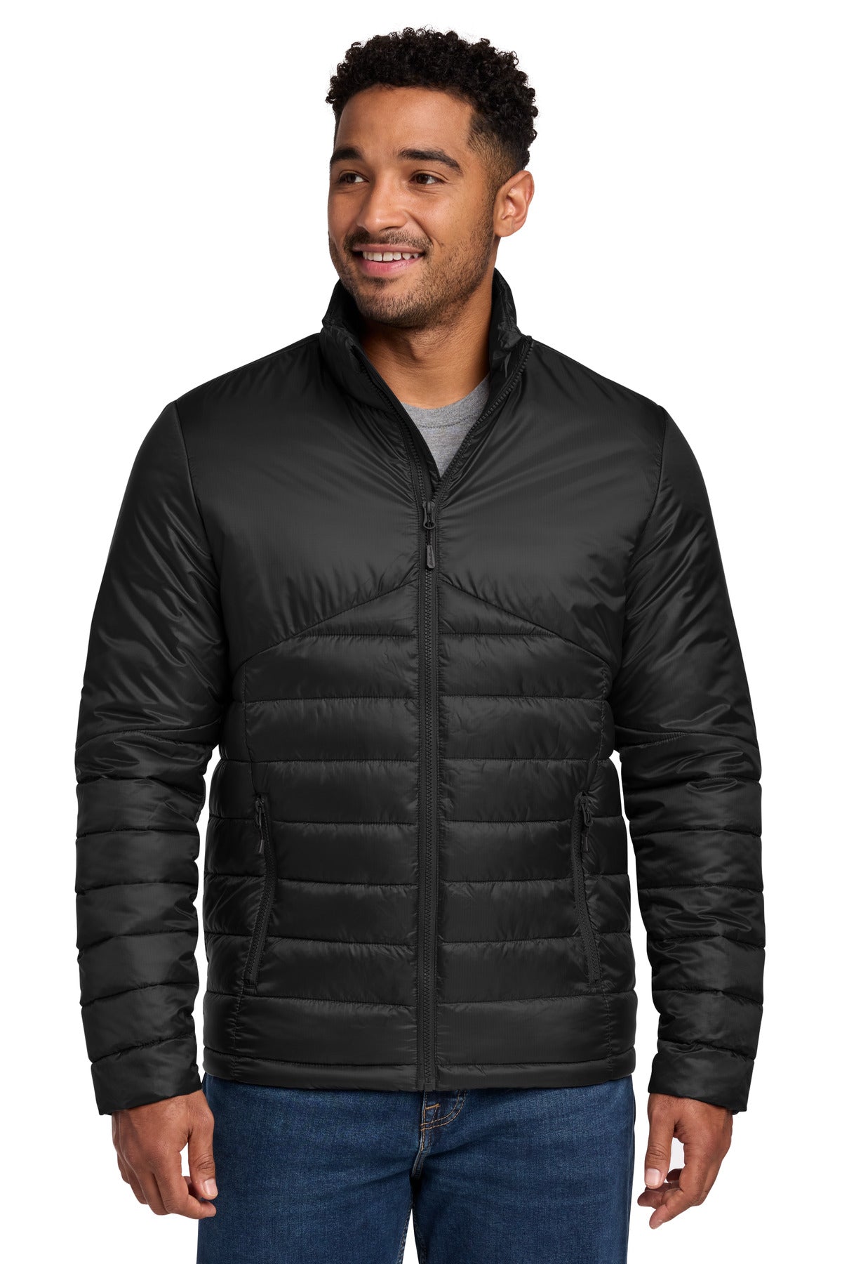 Eddie Bauer Quilted Jacket - Deep Black
