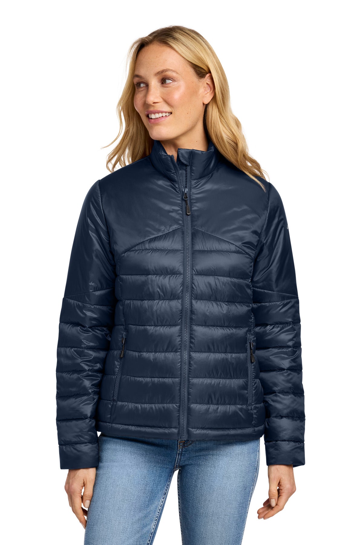 Eddie Bauer Women's Quilted Jacket - River Blue Navy
