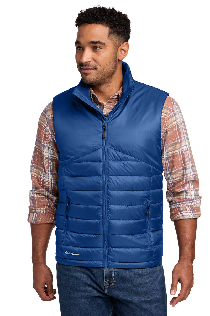 Eddie Bauer Quilted Vest - Cobalt Blue