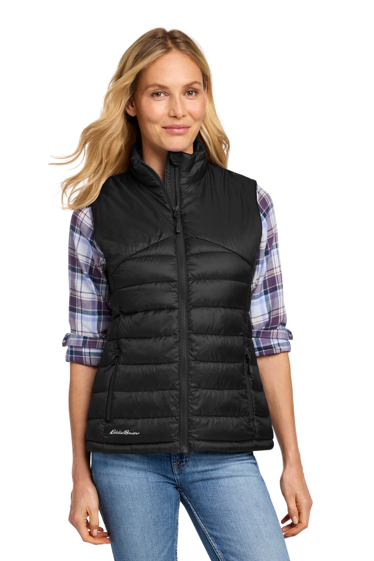 Eddie Bauer Women's Quilted Vest - Deep Black