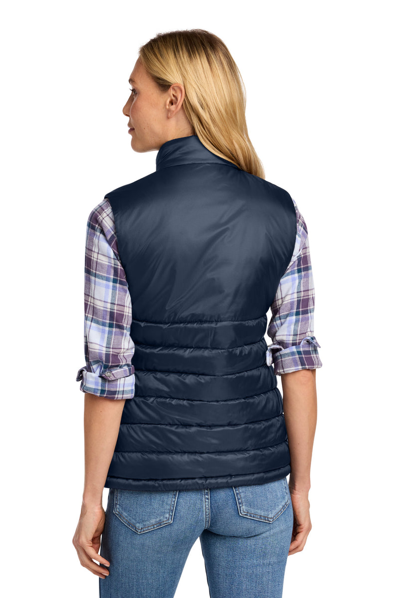 Eddie Bauer Women's Quilted Vest - River Blue Navy