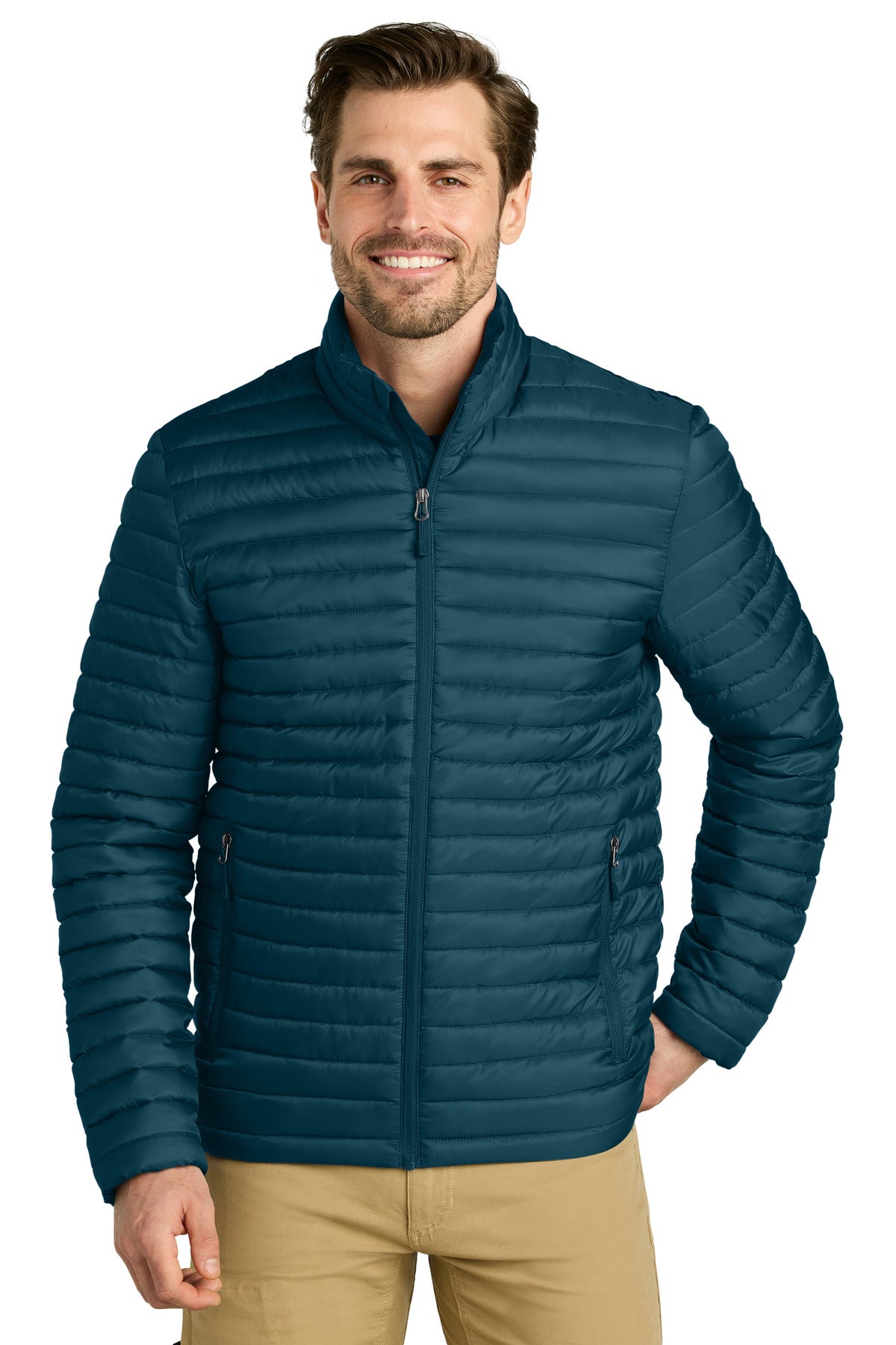 Eddie Bauer Packable Quilted Full-Zip - Adriatic Blue
