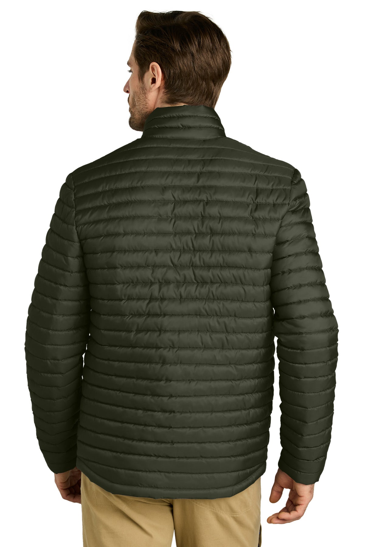 Eddie Bauer Packable Quilted Full-Zip - Olive Green