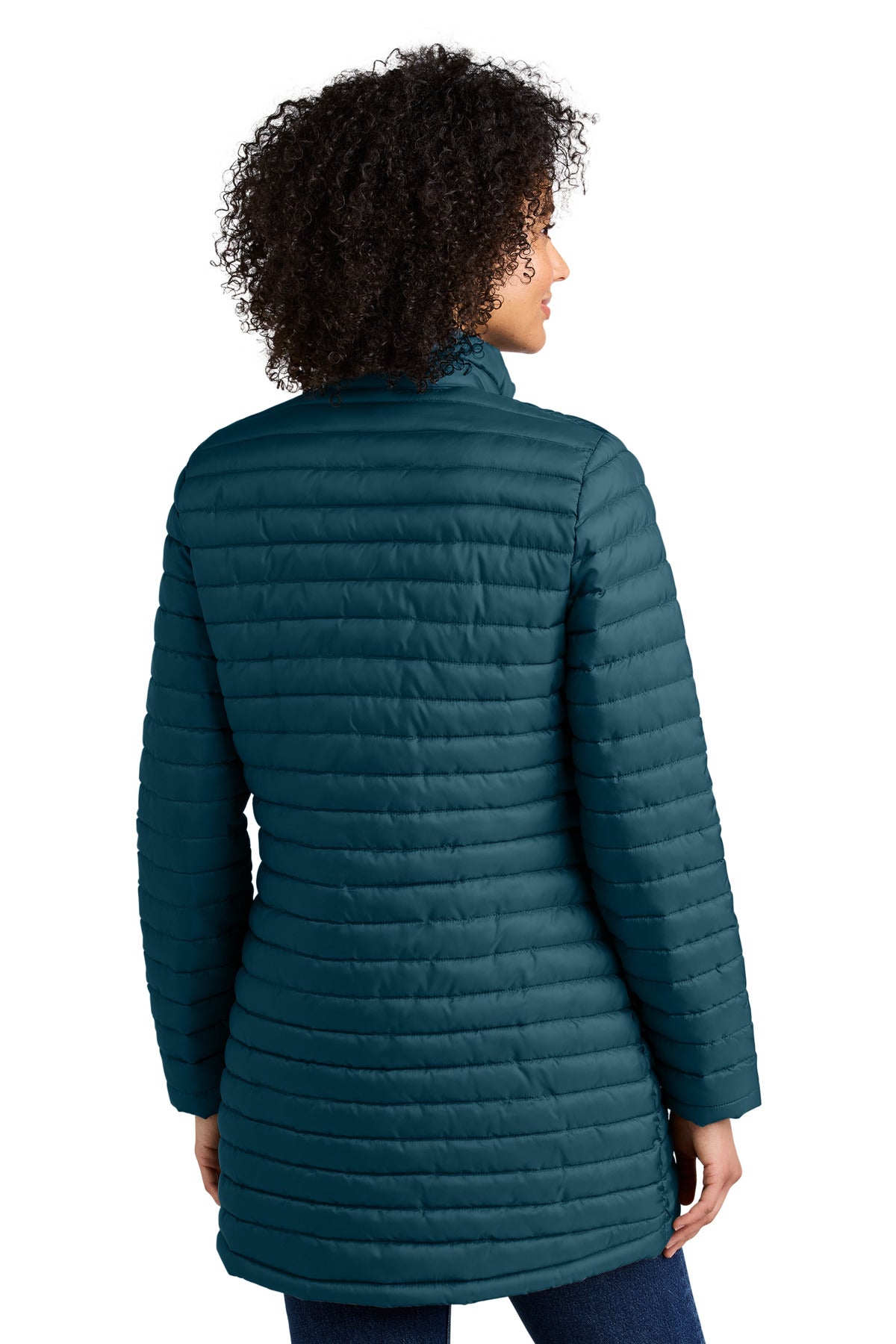 Eddie Bauer Women's Packable Quilted Full-Zip - Adriatic Blue