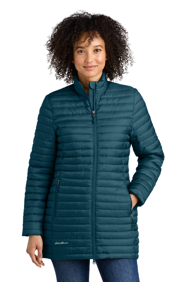 Eddie Bauer Women's Packable Quilted Full-Zip - Adriatic Blue
