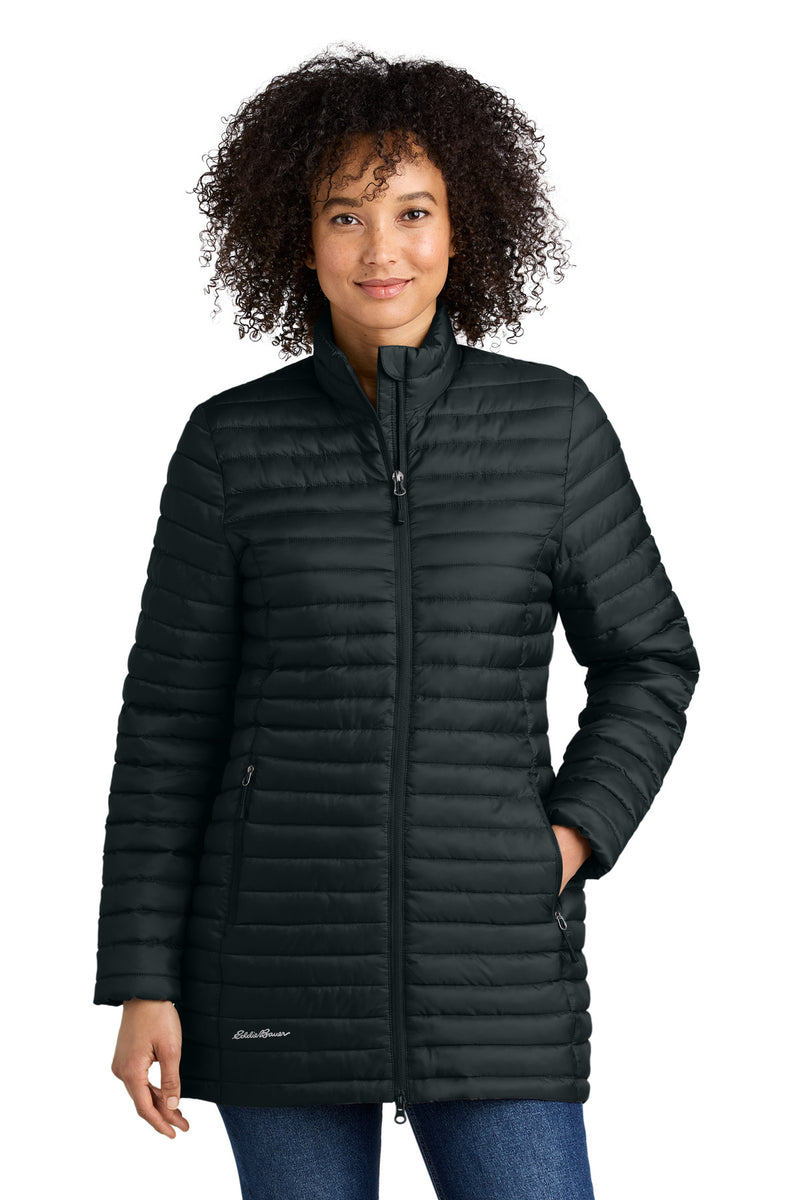 Eddie Bauer Women's Packable Quilted Full-Zip - Black
