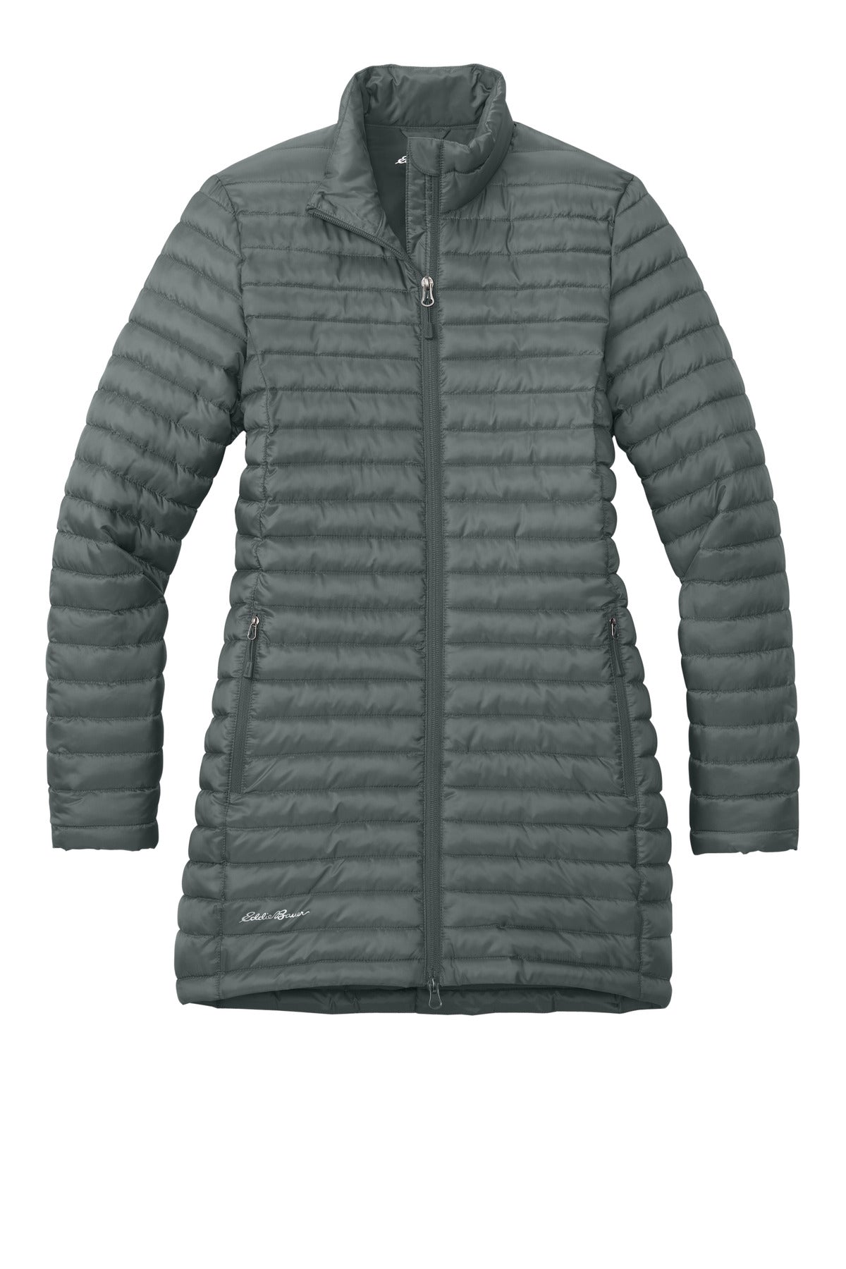 Eddie Bauer Women's Packable Quilted Full-Zip - Metal Grey