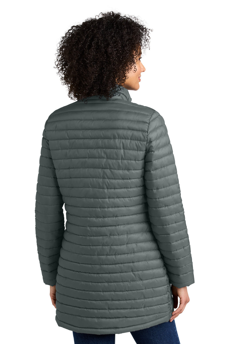 Eddie Bauer Women's Packable Quilted Full-Zip - Metal Grey