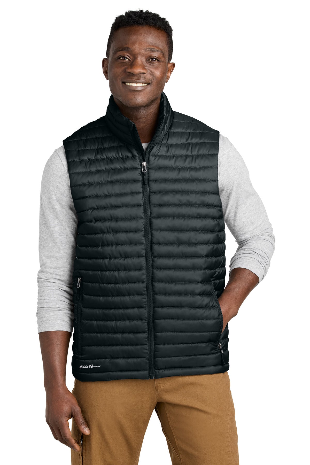 Eddie Bauer Packable Quilted Vest - Black
