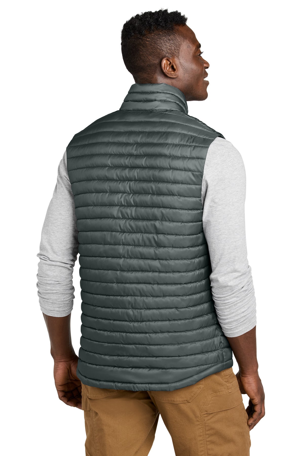 Eddie Bauer Packable Quilted Vest - Metal Grey