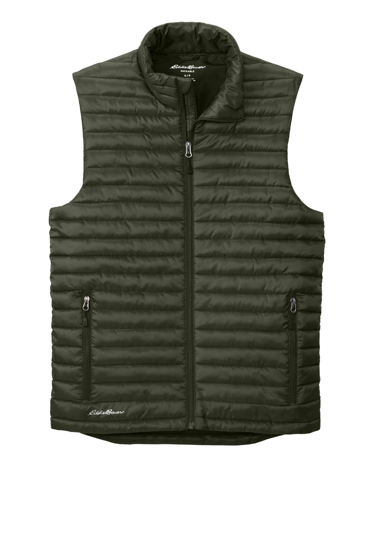 Eddie Bauer Packable Quilted Vest - Olive Green