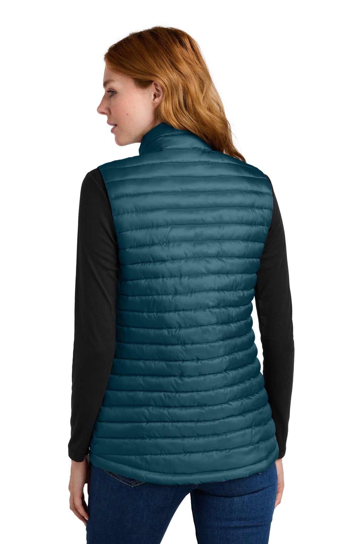 Eddie Bauer Women's Packable Quilted Vest - Adriatic Blue