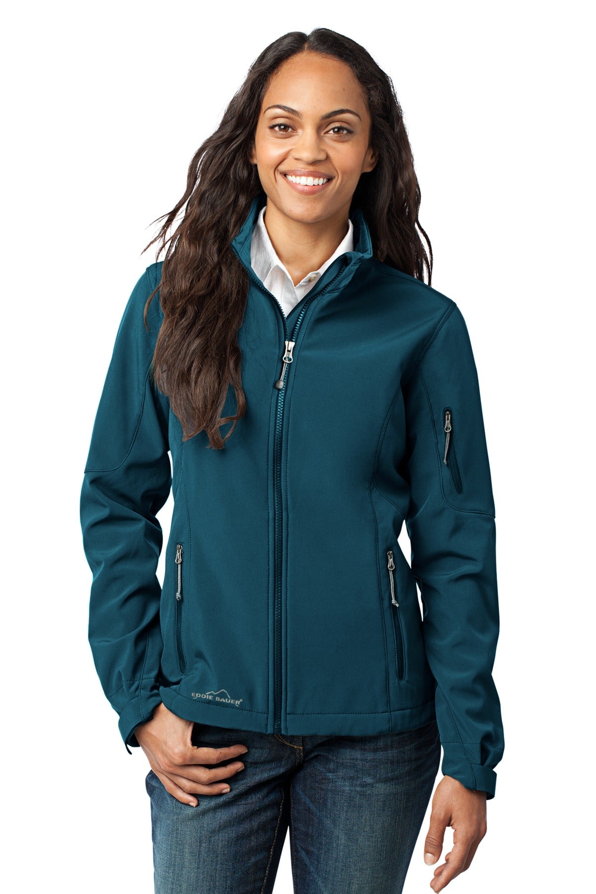 Eddie Bauer Women's Soft Shell Jacket - Dark Adriatic
