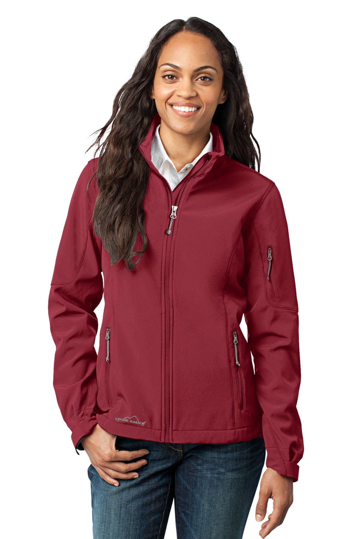 Eddie Bauer Women's Soft Shell Jacket - Rhubarb Red