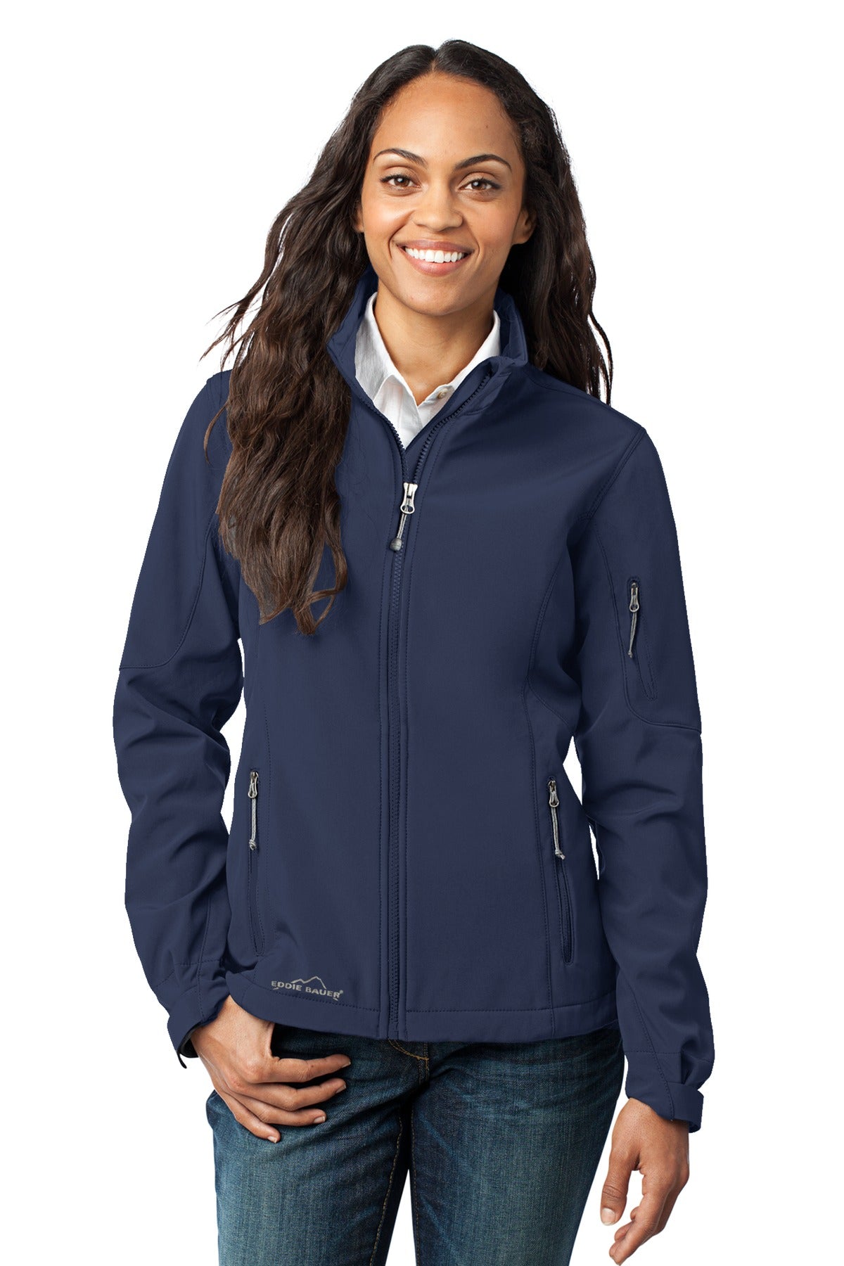 Eddie Bauer Women's Soft Shell Jacket - River Blue Navy