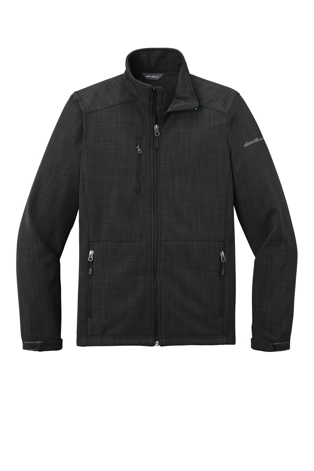 Eddie Bauer Shaded Crosshatch Soft Shell Jacket - Black