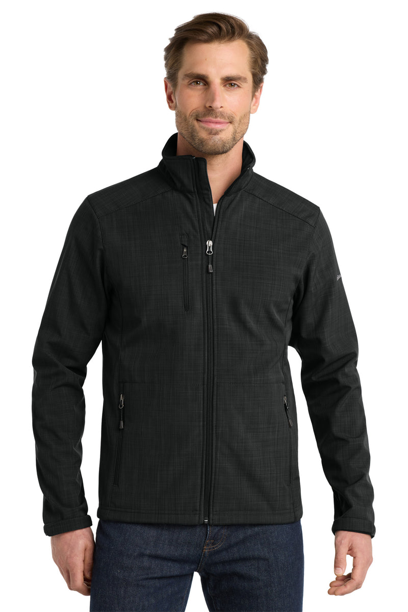 Eddie Bauer Shaded Crosshatch Soft Shell Jacket - Black