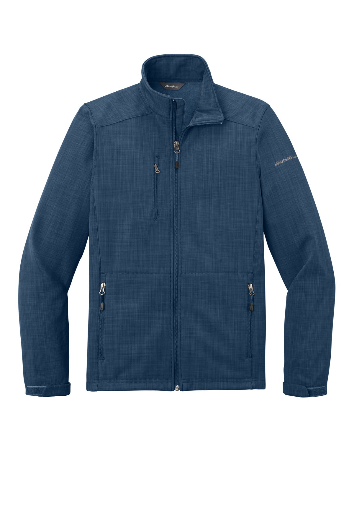 Eddie Bauer Shaded Crosshatch Soft Shell Jacket - Blue