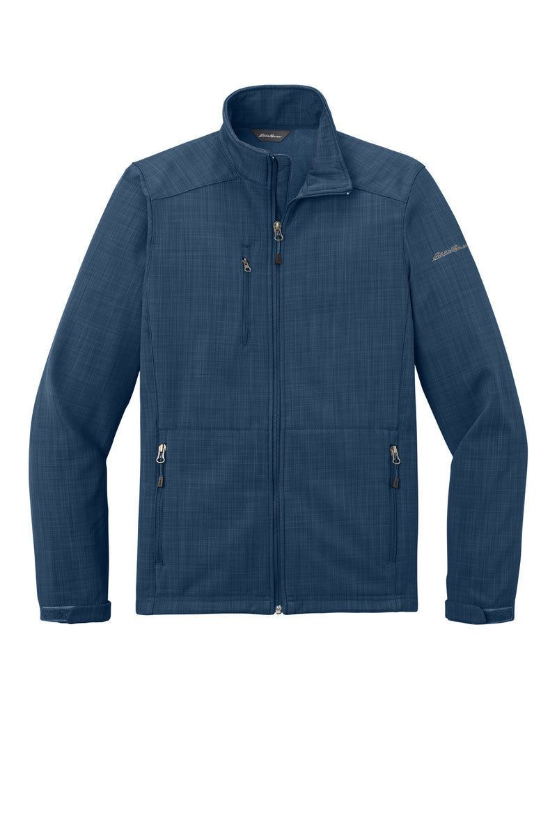 Eddie Bauer Shaded Crosshatch Soft Shell Jacket - Blue