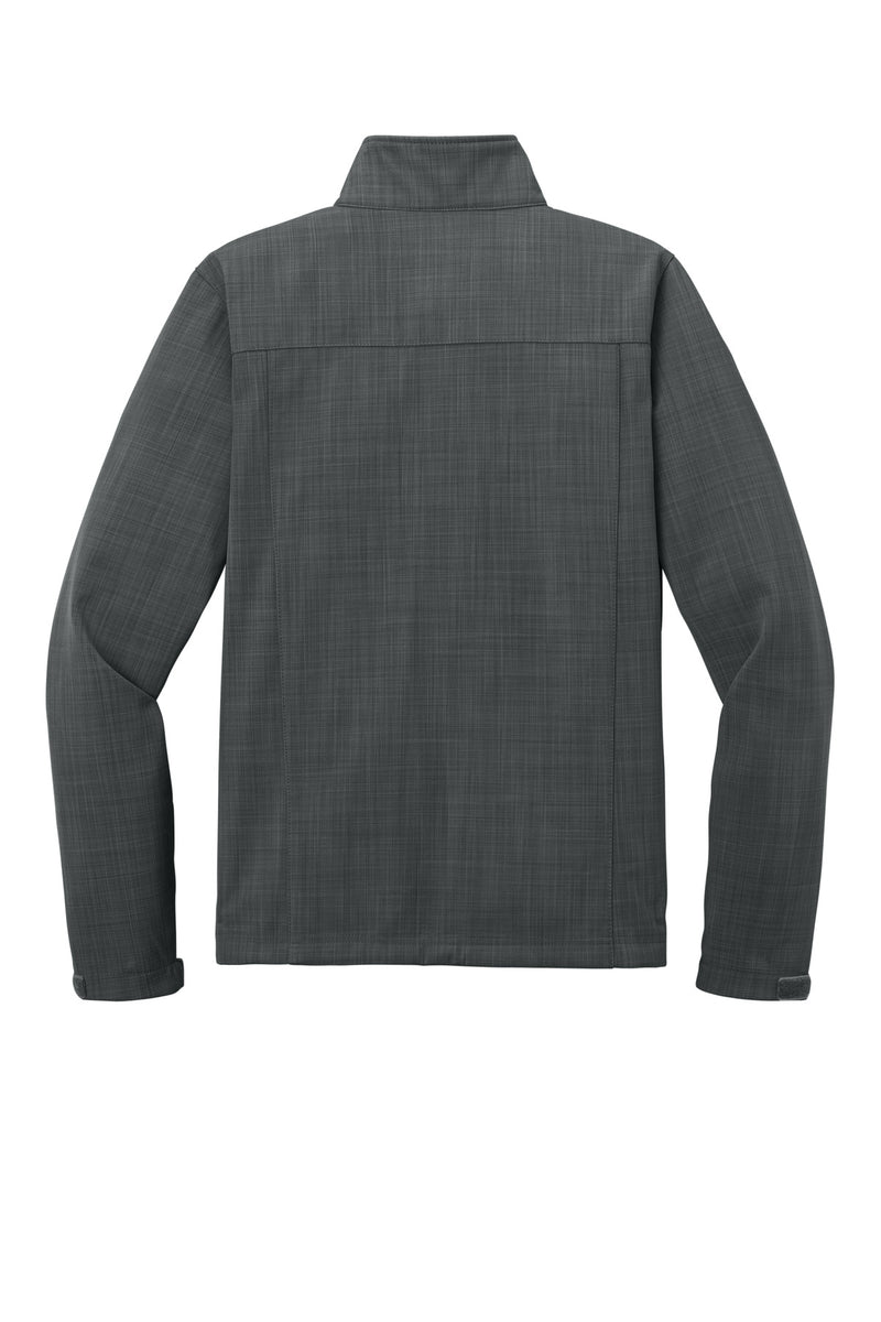 Eddie Bauer Shaded Crosshatch Soft Shell Jacket - Grey