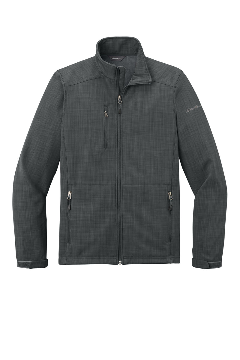 Eddie Bauer Shaded Crosshatch Soft Shell Jacket - Grey