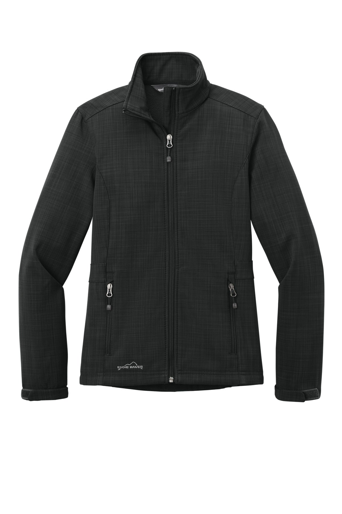 Eddie Bauer Women's Shaded Crosshatch Soft Shell Jacket - Black