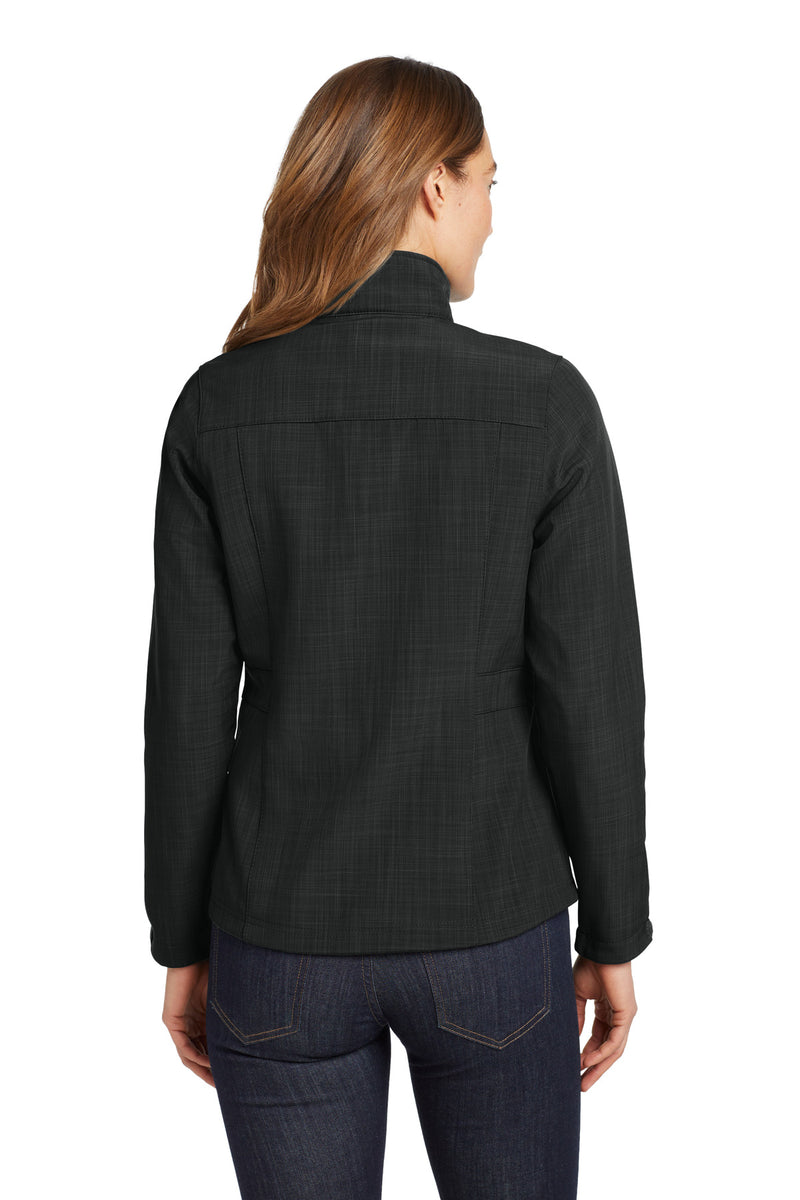 Eddie Bauer Women's Shaded Crosshatch Soft Shell Jacket - Black