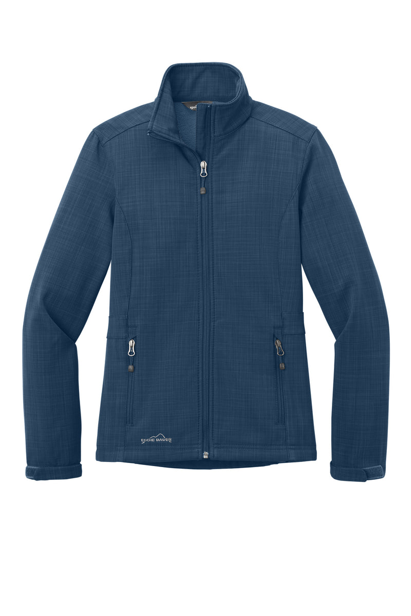 Eddie Bauer Women's Shaded Crosshatch Soft Shell Jacket - Blue