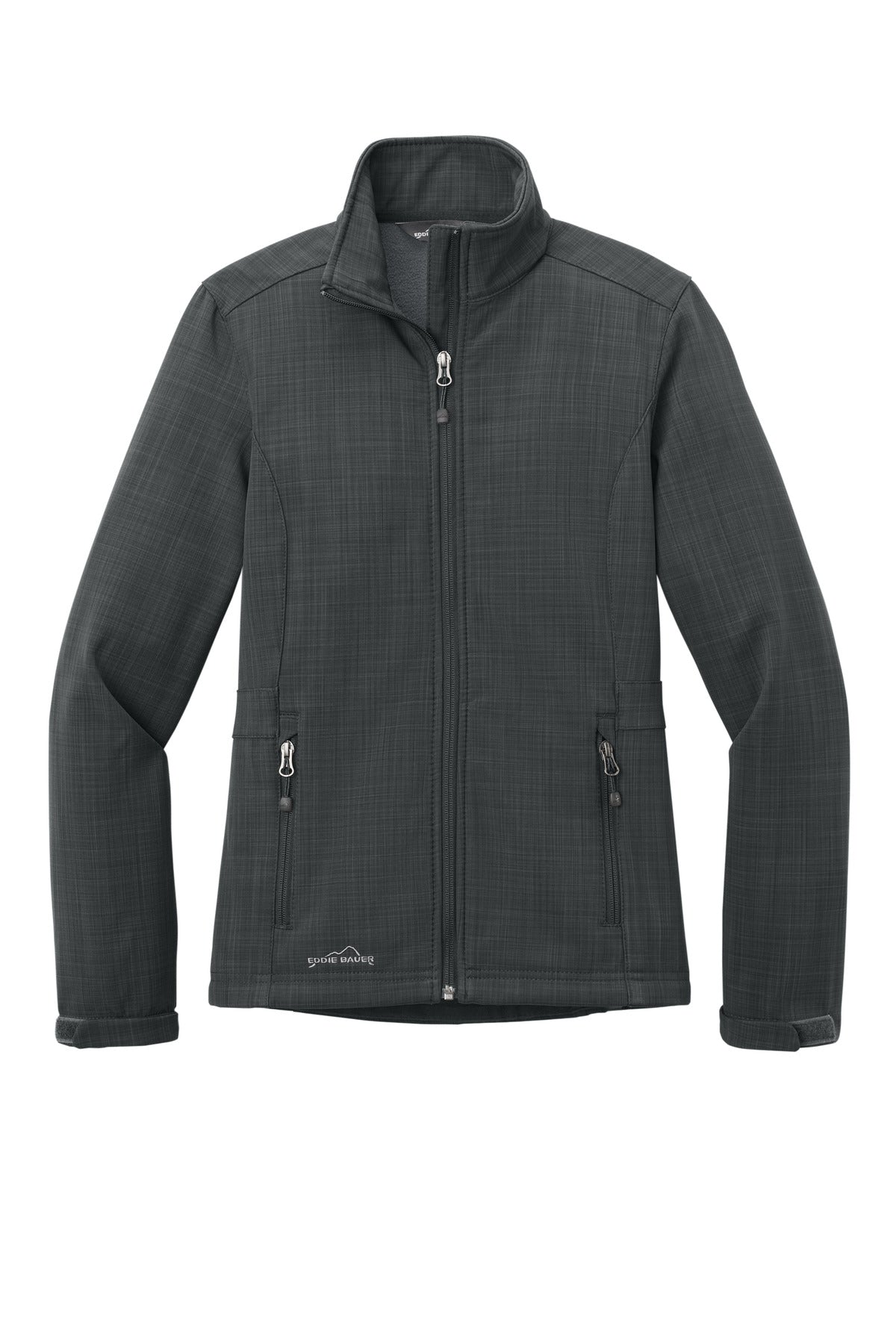 Eddie Bauer Women's Shaded Crosshatch Soft Shell Jacket - Grey