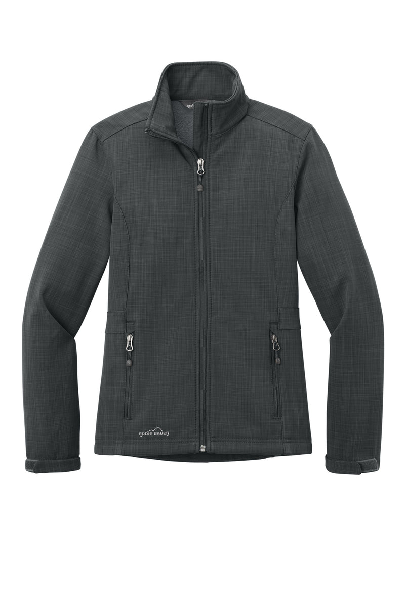 Eddie Bauer Women's Shaded Crosshatch Soft Shell Jacket - Grey