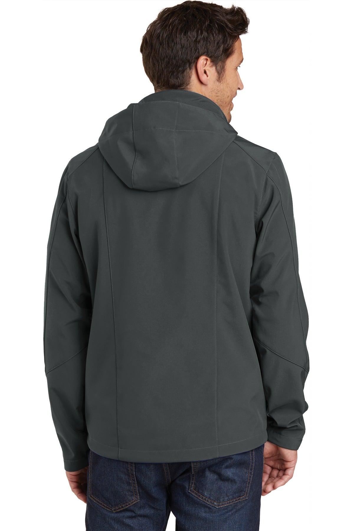 Eddie Bauer Hooded Soft Shell Parka - Grey Steel