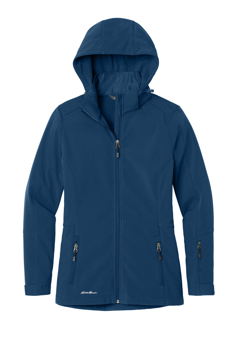 Eddie Bauer Women's Hooded Soft Shell Parka - Admiral Blue