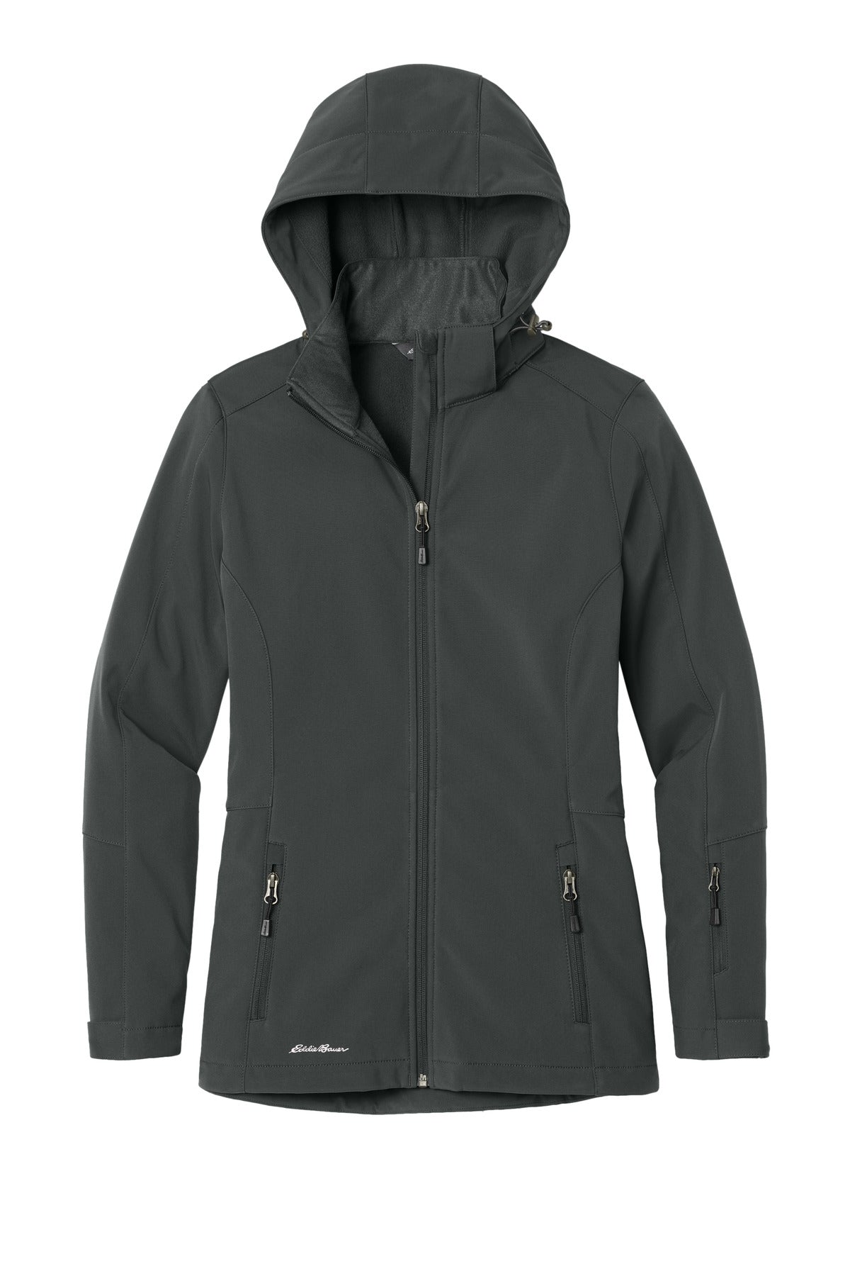 Eddie Bauer Women's Hooded Soft Shell Parka - Grey Steel