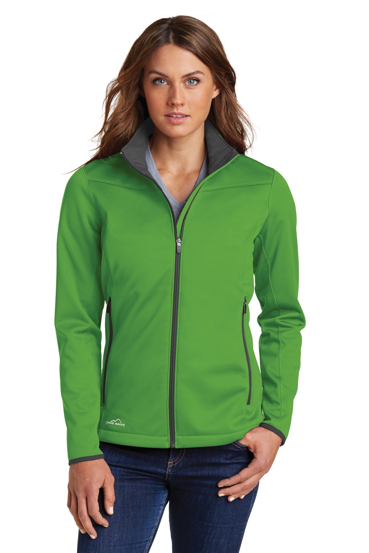 Eddie Bauer Women's Weather-Resist Soft Shell Jacket - Ivy Green
