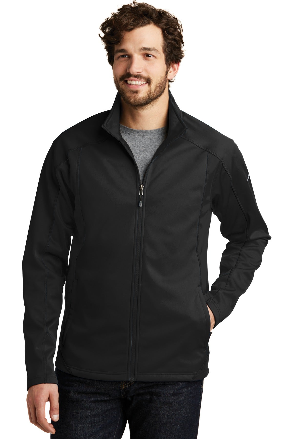 Eddie Bauer Trail Soft Shell Jacket - Black/ Black
