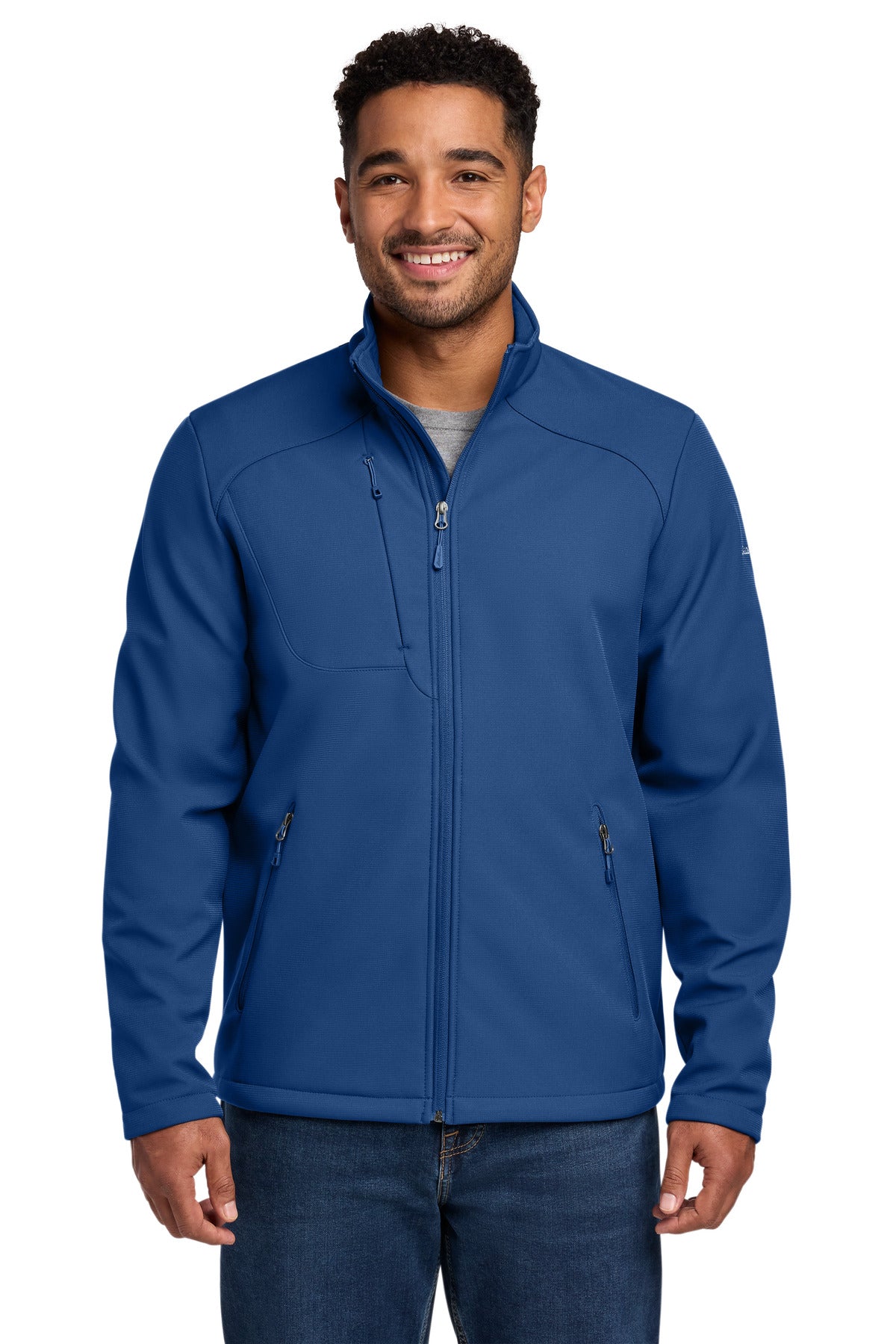 Eddie Bauer Stretch Soft Shell Jacket - Cobalt Blue