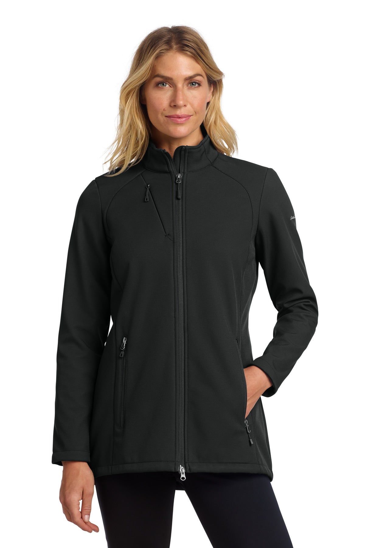 Eddie Bauer Women's Stretch Soft Shell Jacket - Deep Black