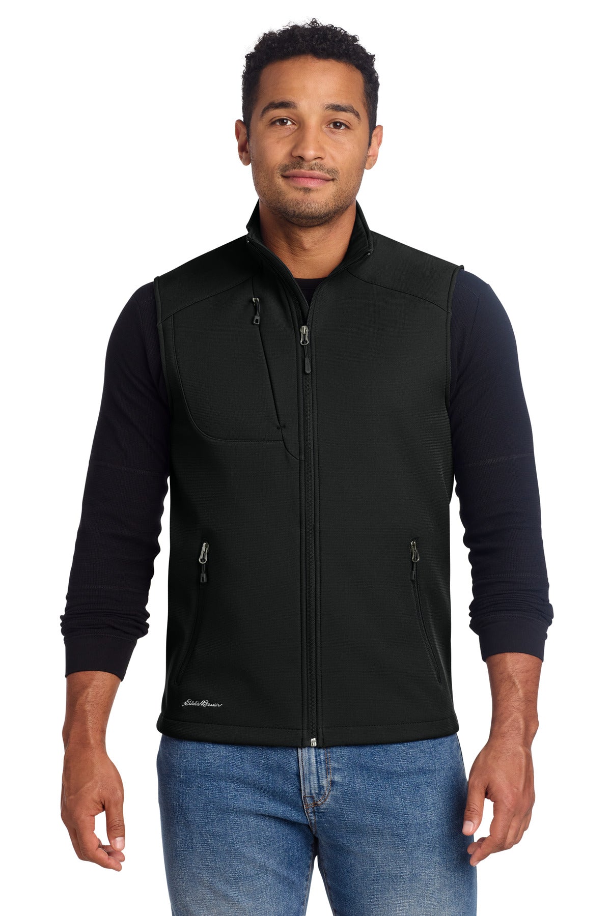 Eddie Bauer Stretch Soft Shell Vest - Deep Black