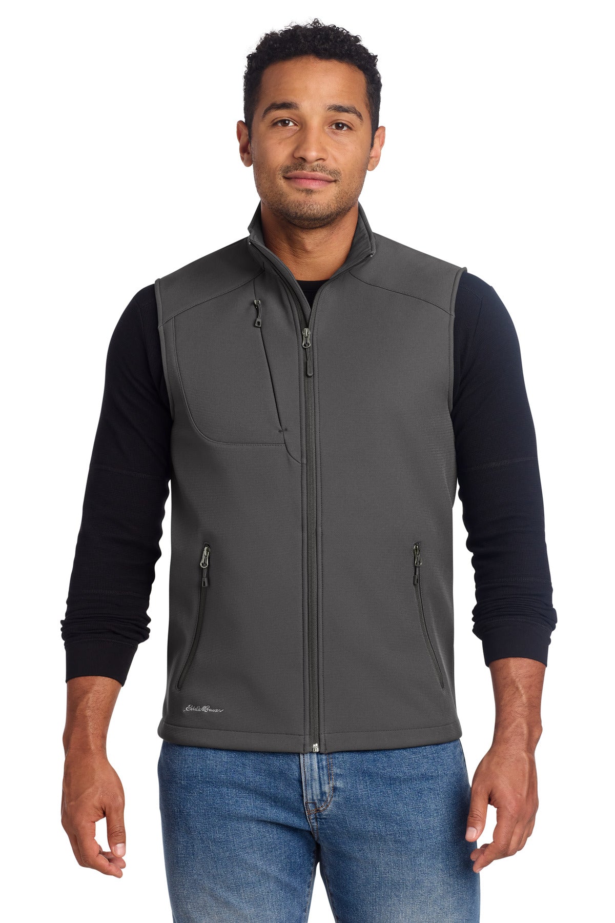 Eddie Bauer Stretch Soft Shell Vest - Iron Gate