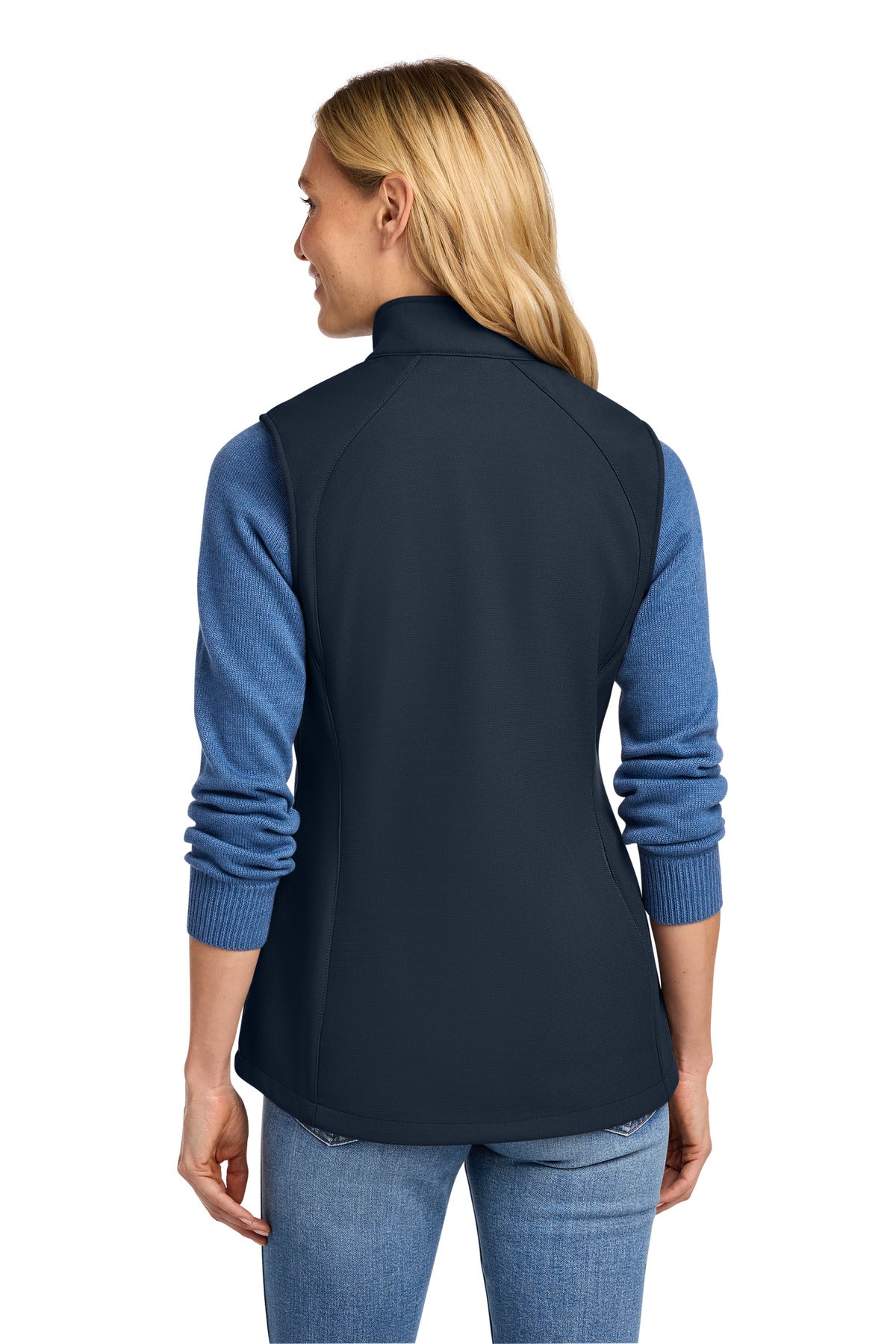 Eddie Bauer Women's Stretch Soft Shell Vest - River Blue Navy