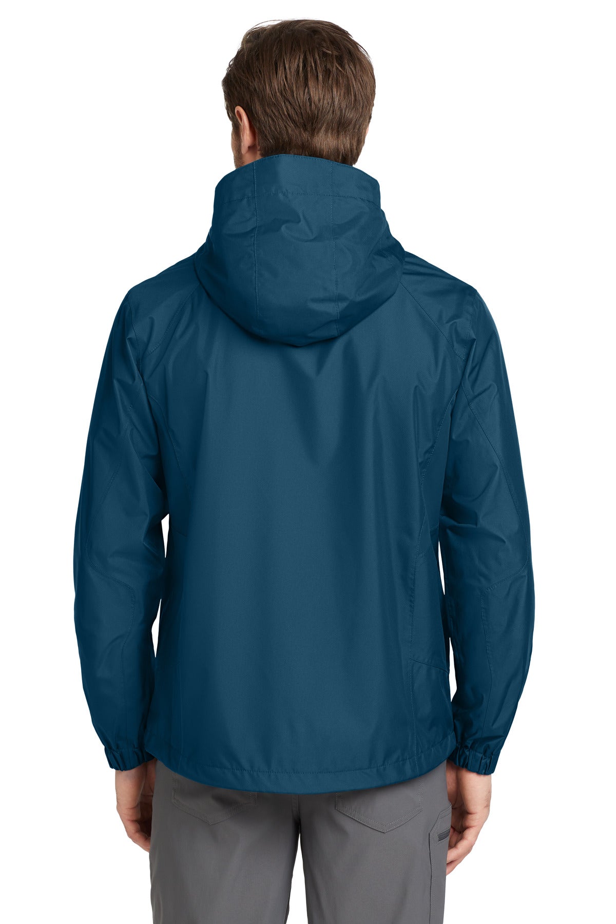 Eddie Bauer Rain Jacket - Deep Sea Blue/ Dark Adriatic
