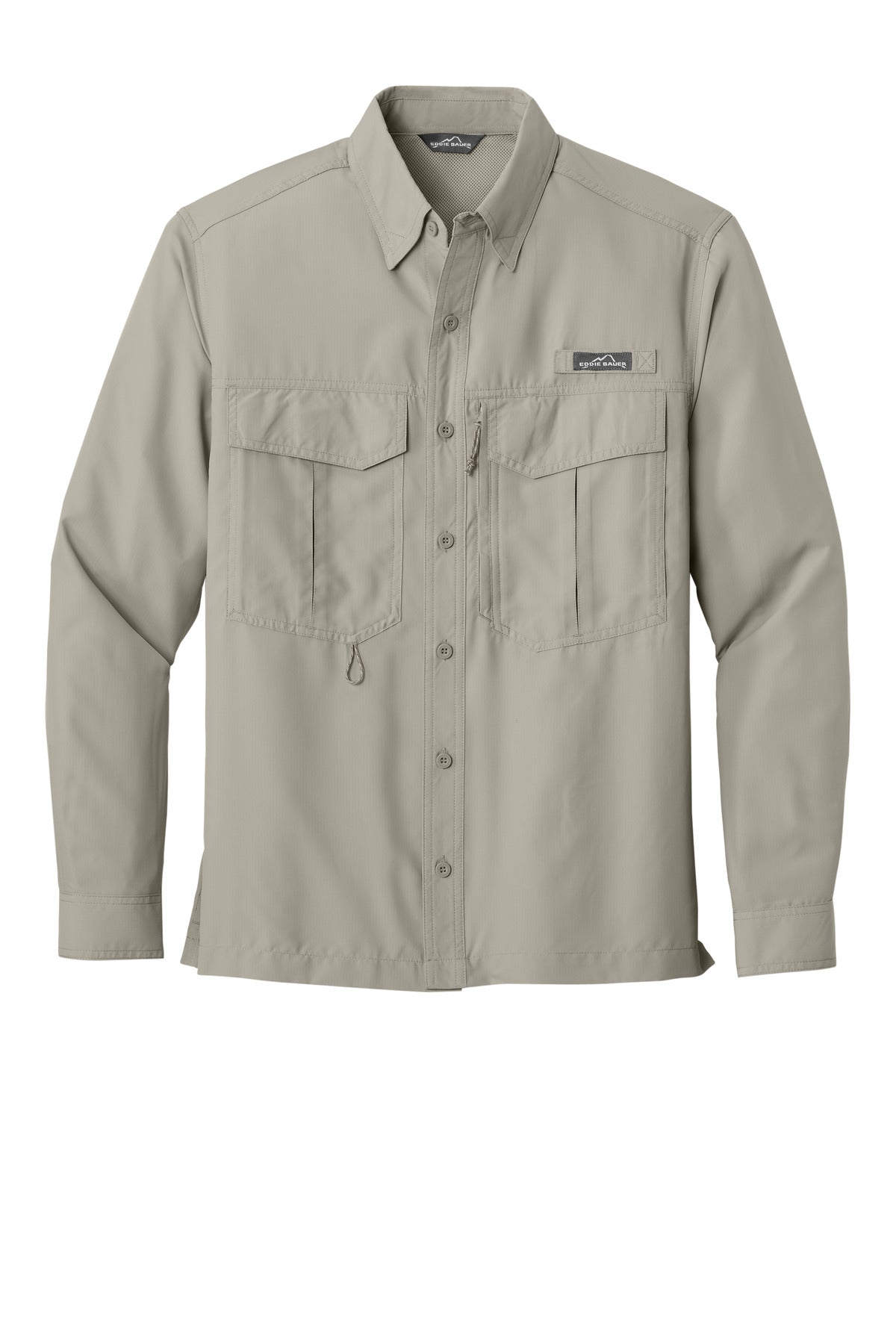 Eddie Bauer - Long Sleeve Performance Fishing Shirt - Driftwood
