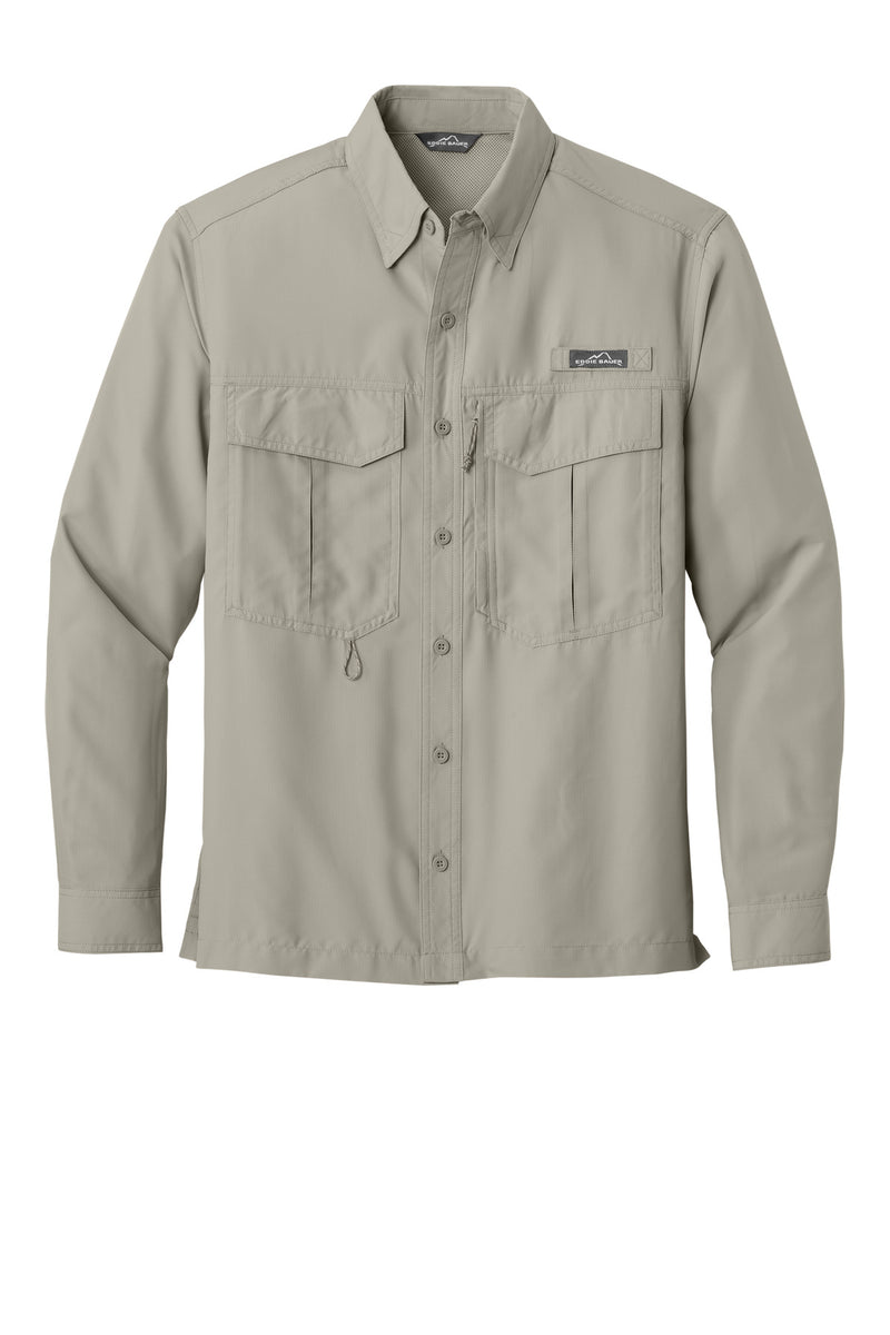 Eddie Bauer - Long Sleeve Performance Fishing Shirt - Driftwood
