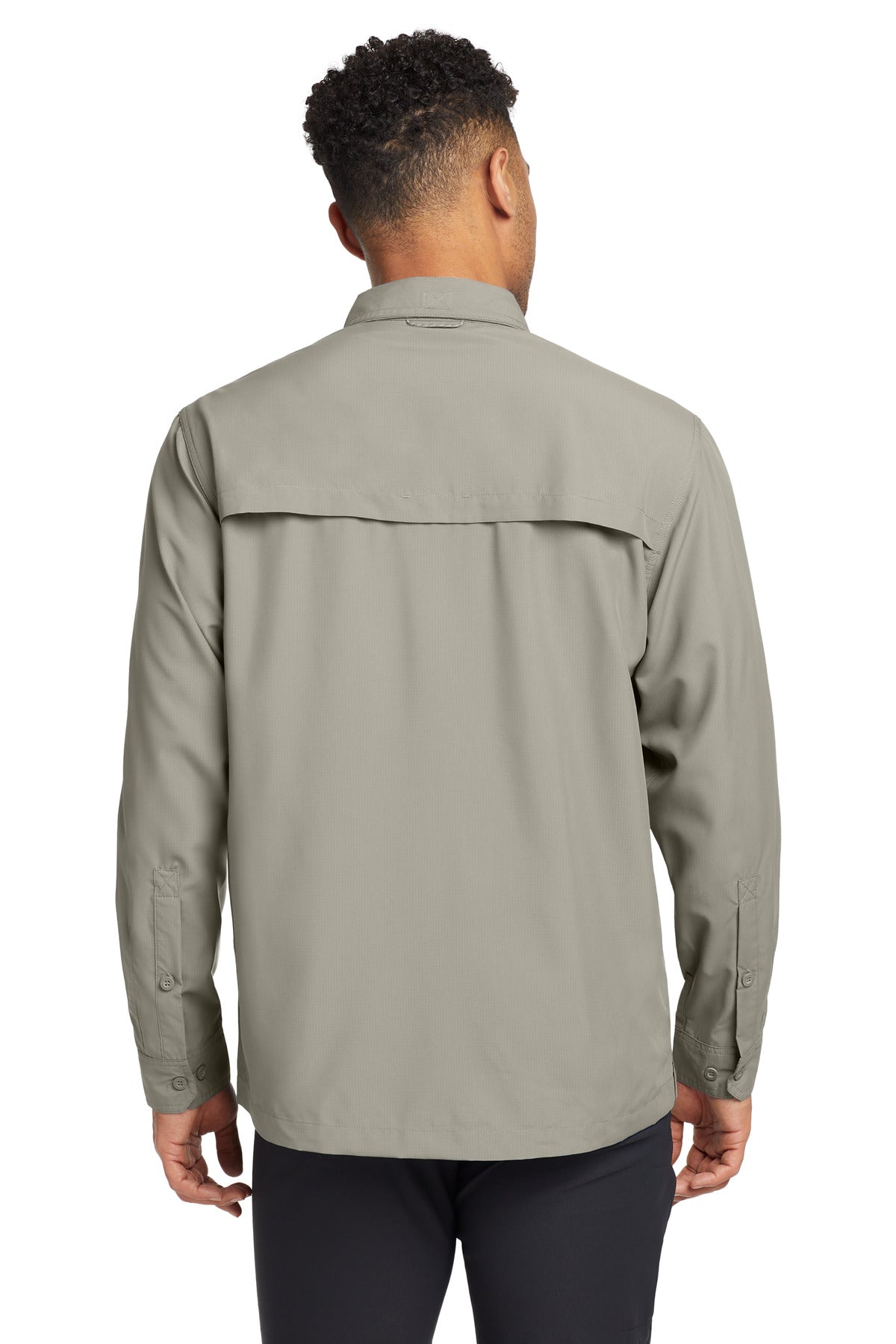 Eddie Bauer - Long Sleeve Performance Fishing Shirt - Driftwood