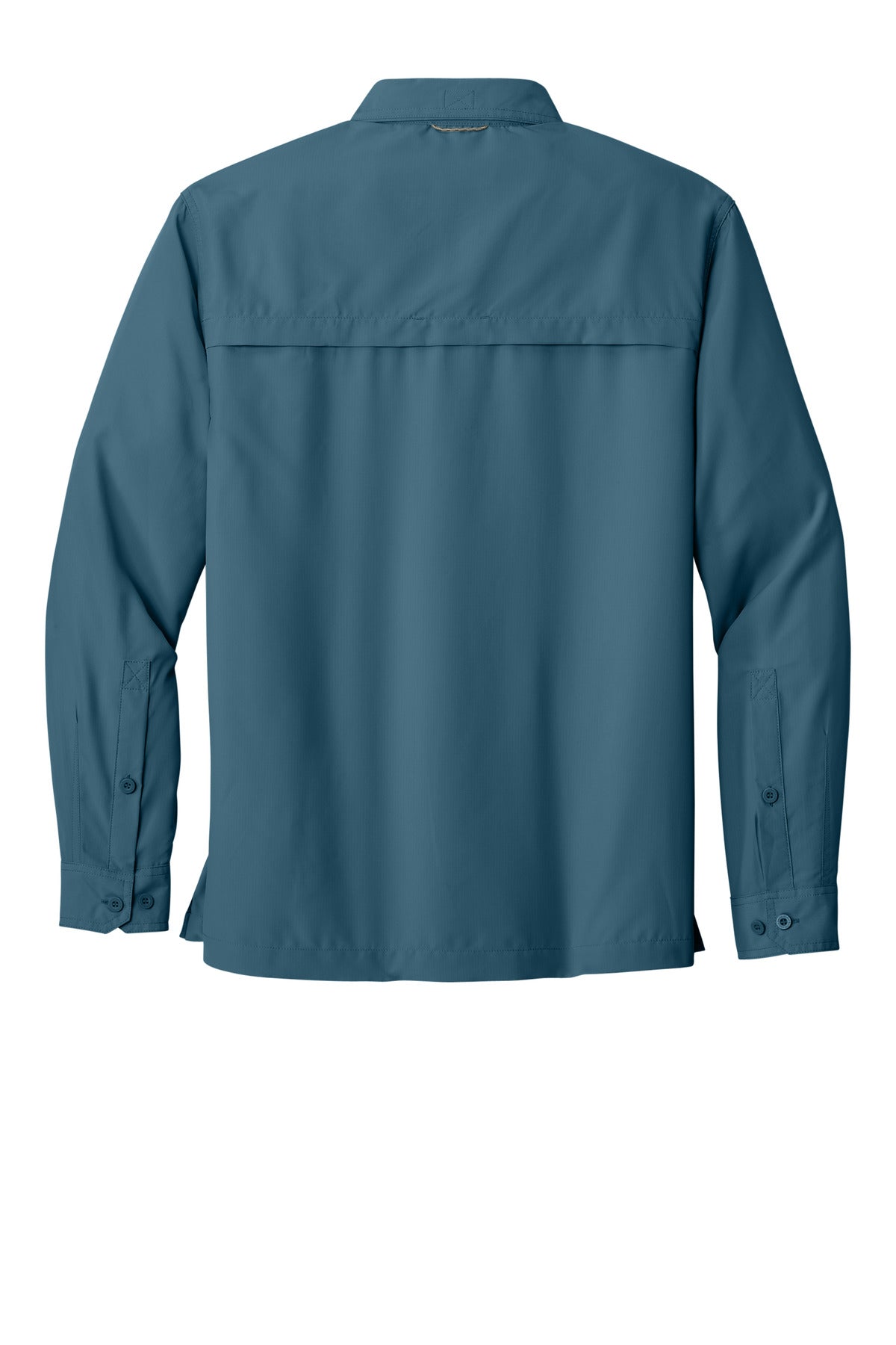 Eddie Bauer - Long Sleeve Performance Fishing Shirt - Gulf Teal