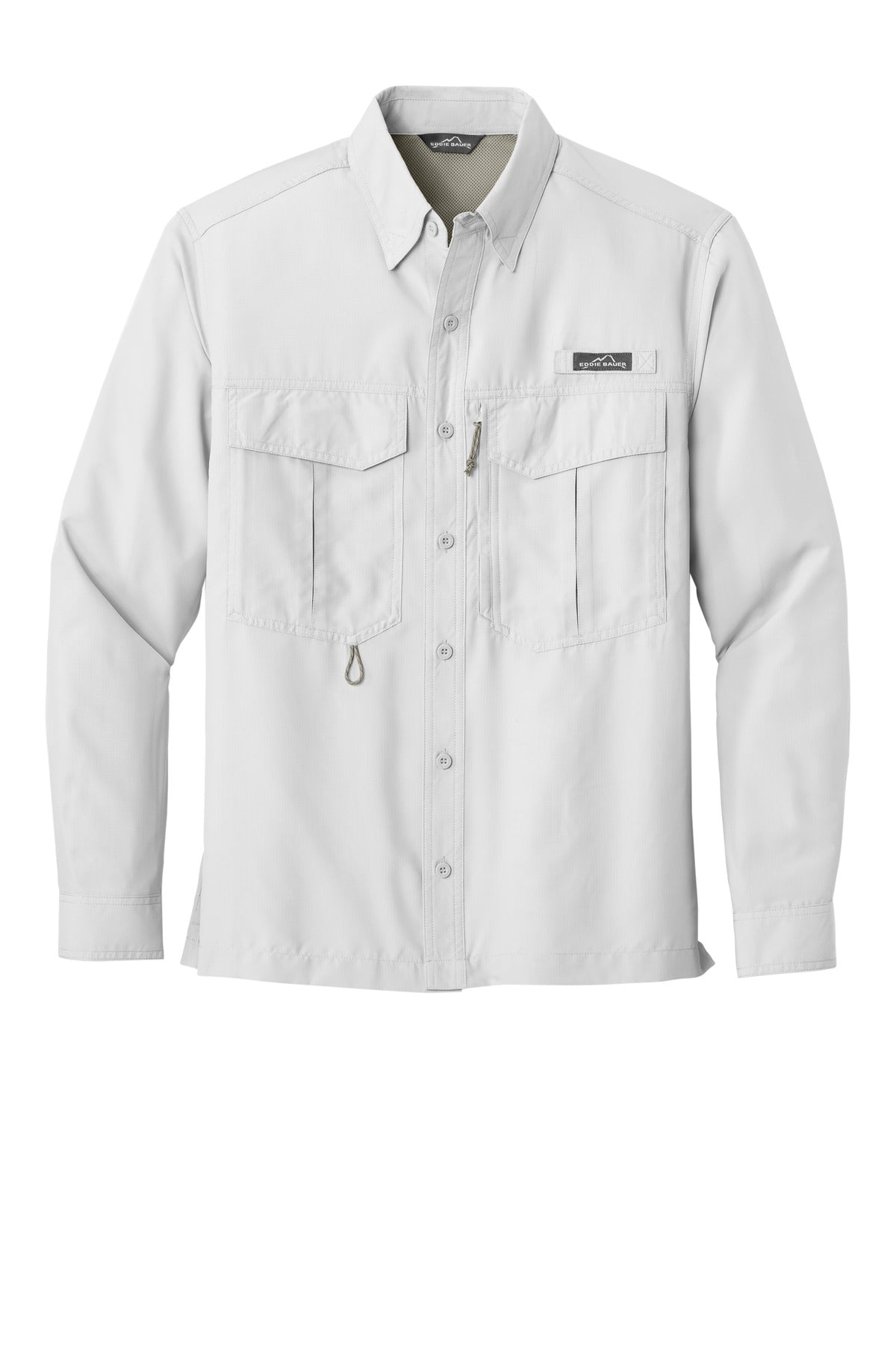 Eddie Bauer - Long Sleeve Performance Fishing Shirt - White