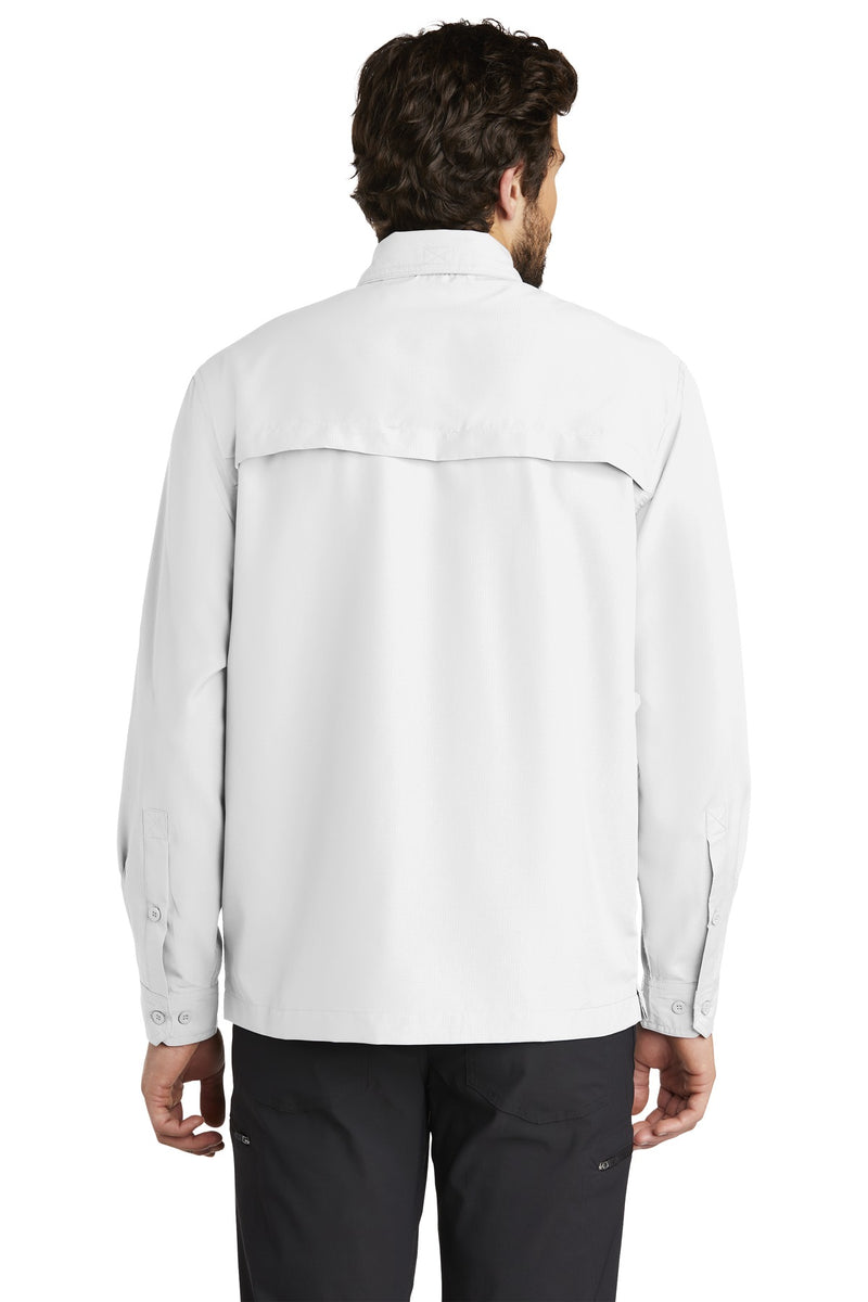Eddie Bauer - Long Sleeve Performance Fishing Shirt - White
