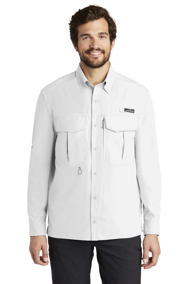 Eddie Bauer - Long Sleeve Performance Fishing Shirt - White